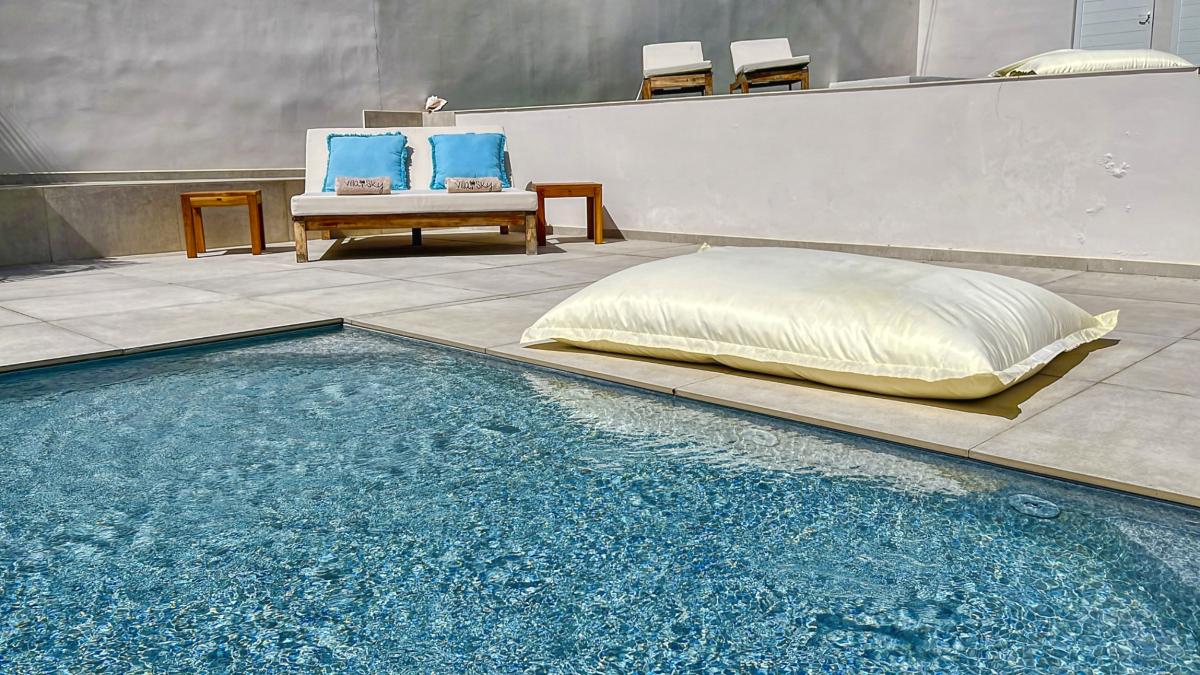 4. Location villa piscine roof top vue mer Saint François Guadeloupe-Piscine